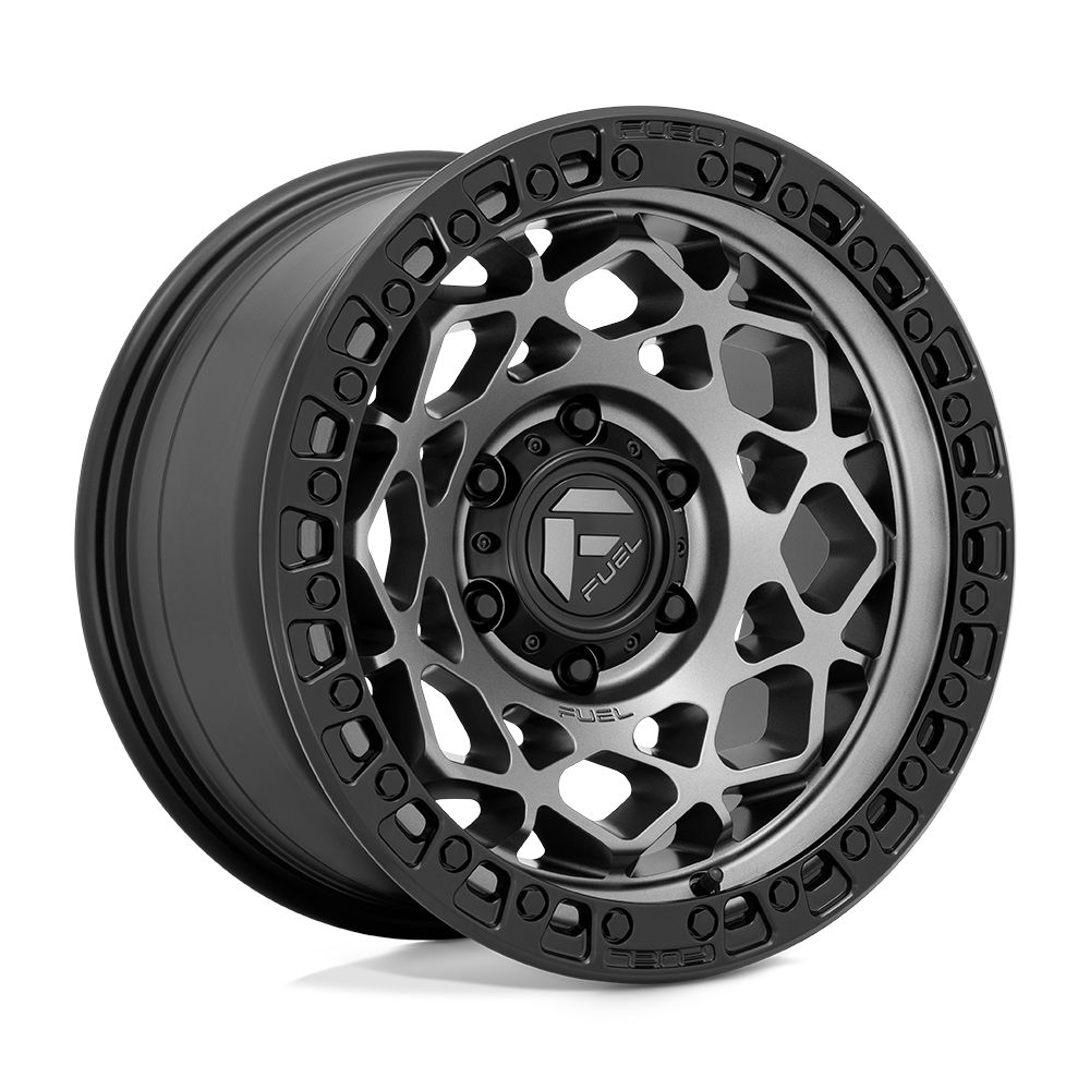Fuel Off-Road D784 17X9 Gunmetal W/ Matte Black Ring 6x114.3 +1mm