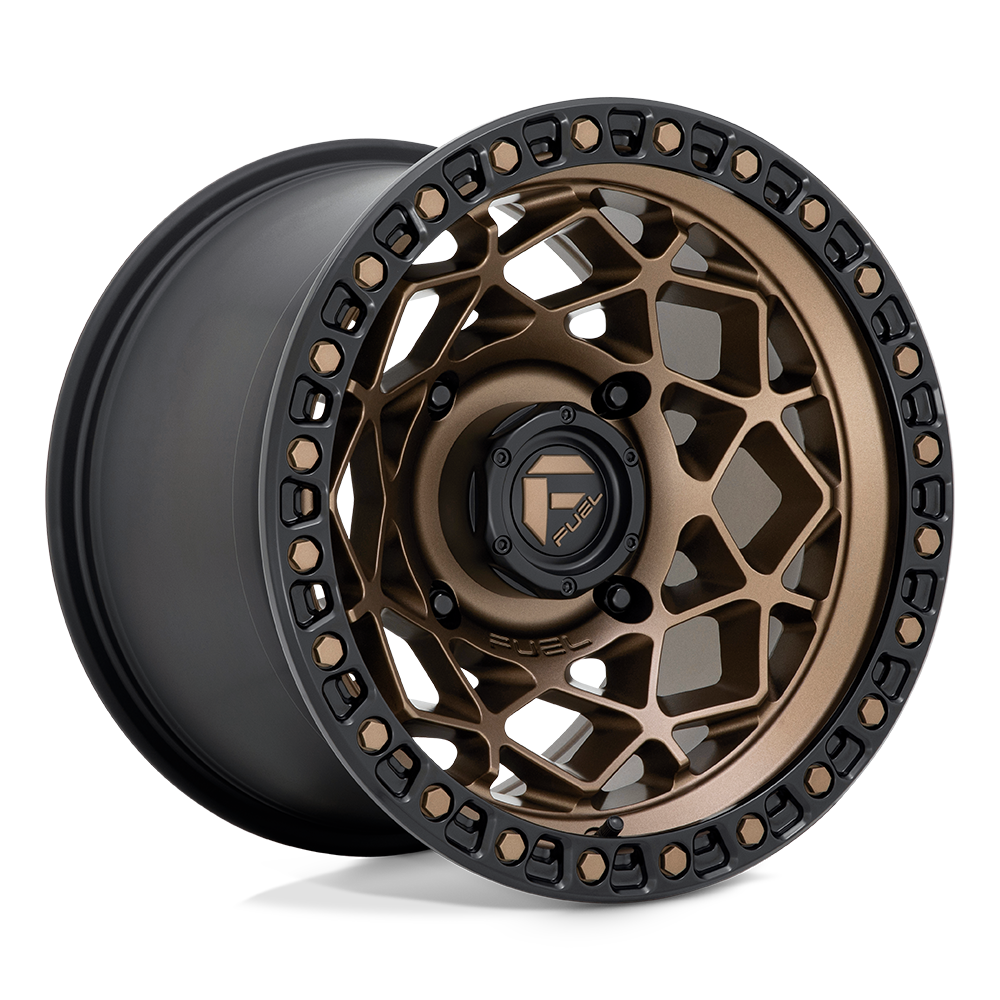 Fuel Off-Road Aluminum Wheels 15X10 Unit Utv D785 Bronze W/ Matte Black Ring