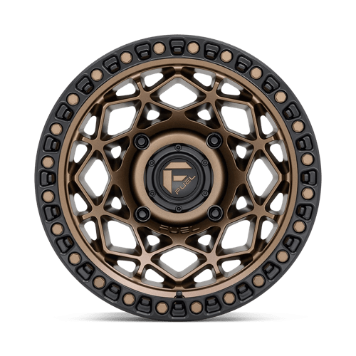 Fuel Off-Road Aluminum Wheels 15X10 Unit Utv D785 Bronze W/ Matte Black Ring