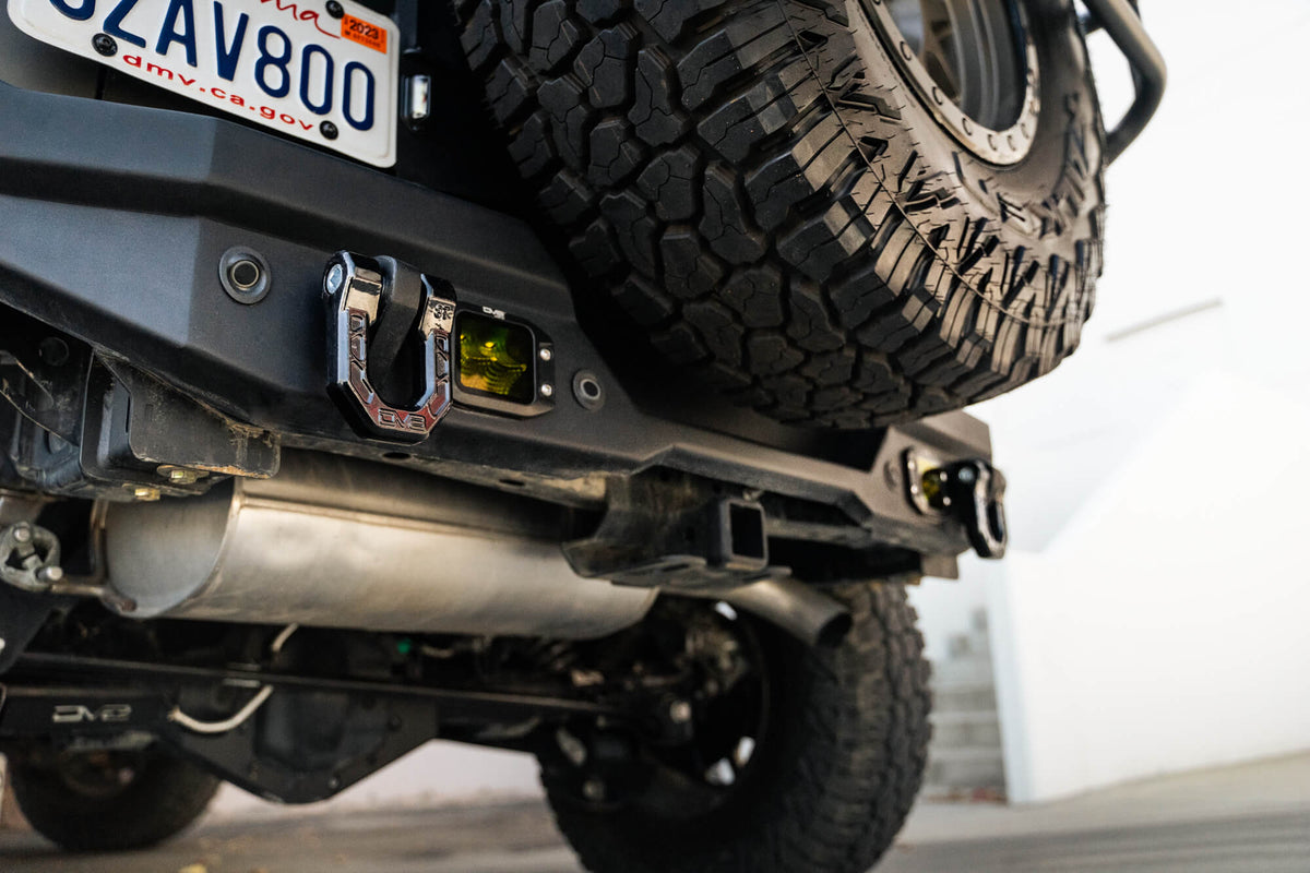 DV8 Offroad - Black DV8 Elite Series D-Rings (Pair) - UNSK-01BL
