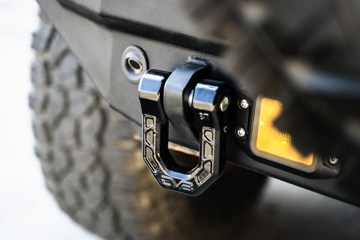 DV8 Offroad - Black DV8 Elite Series D-Rings (Pair) - UNSK-01BL