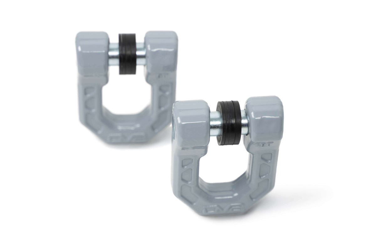 DV8 Offroad - Gray DV8 Elite Series D-Rings (Pair) - UNSK-01GR