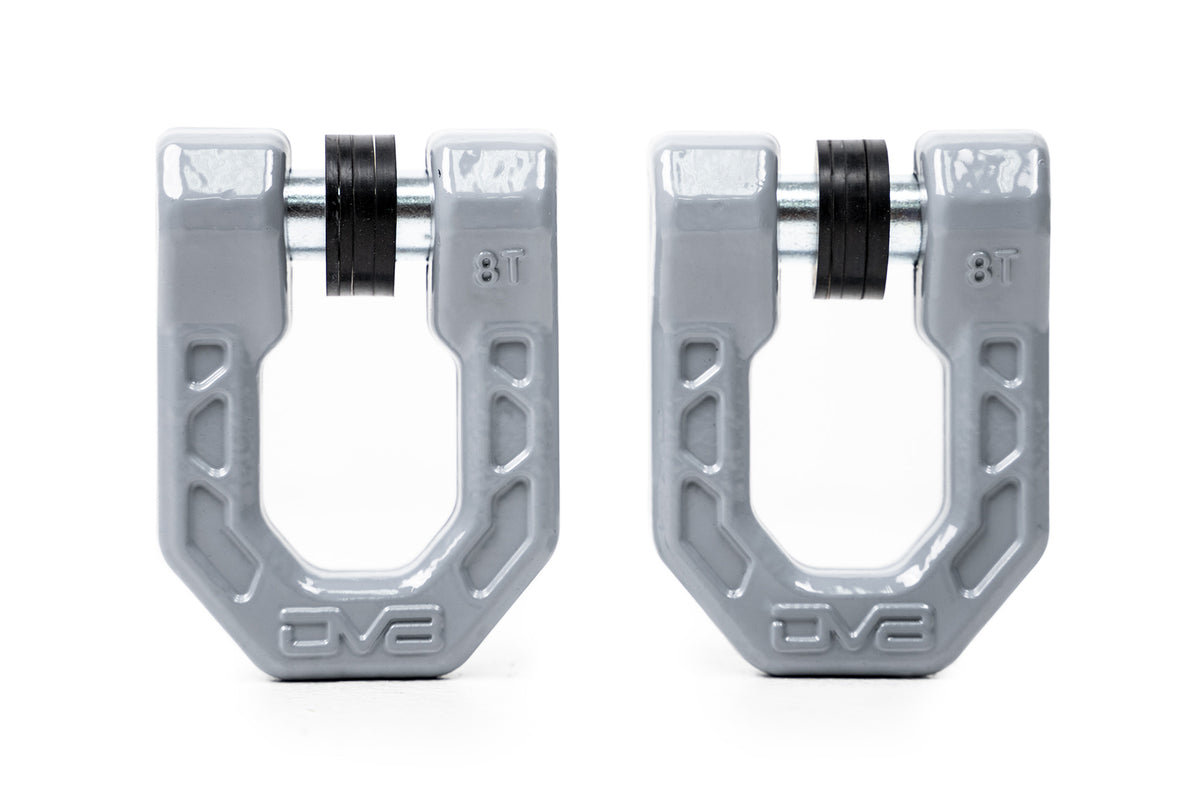 DV8 Offroad - Gray DV8 Elite Series D-Rings (Pair) - UNSK-01GR