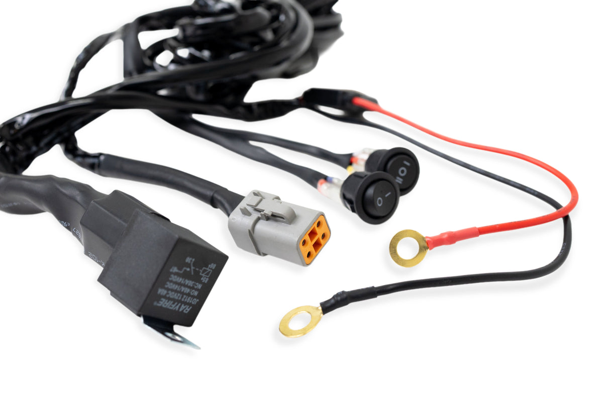 DV8 Offroad - 40 AMP DTP 4-Pin Halo Light Harness - UNWH-05