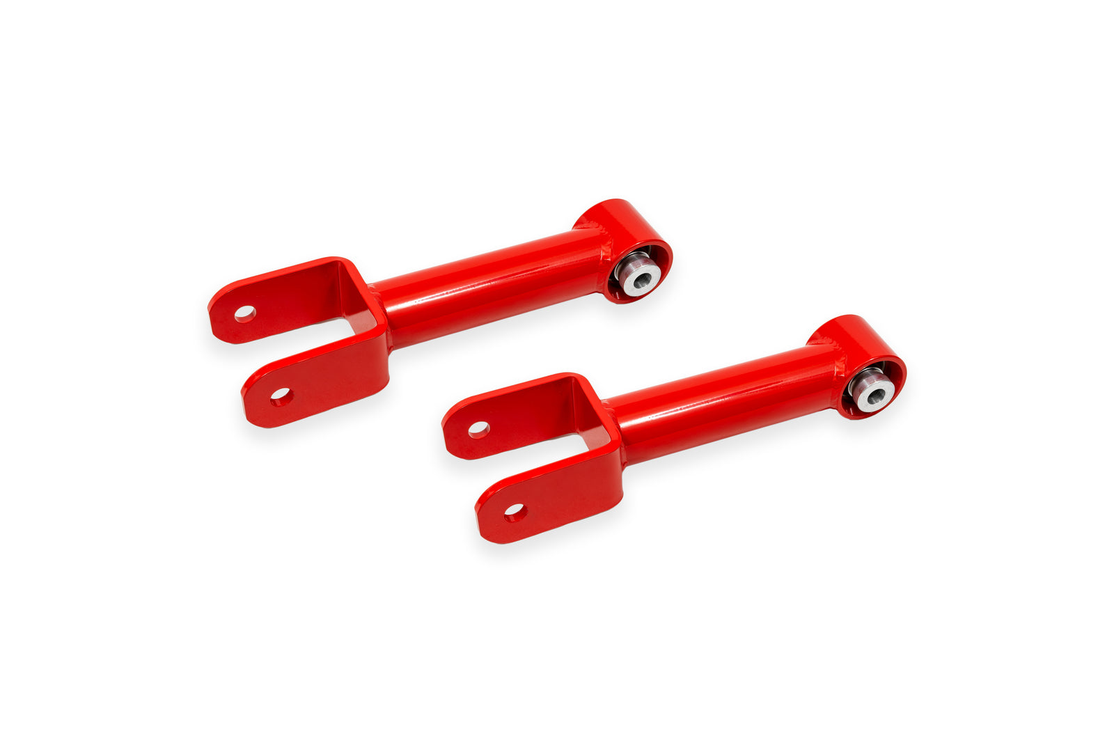 BMR 79-04 Fox Mustang Upper Control Arms Non-Adj. w/ Spherical Bearings - Red - UTCA013R