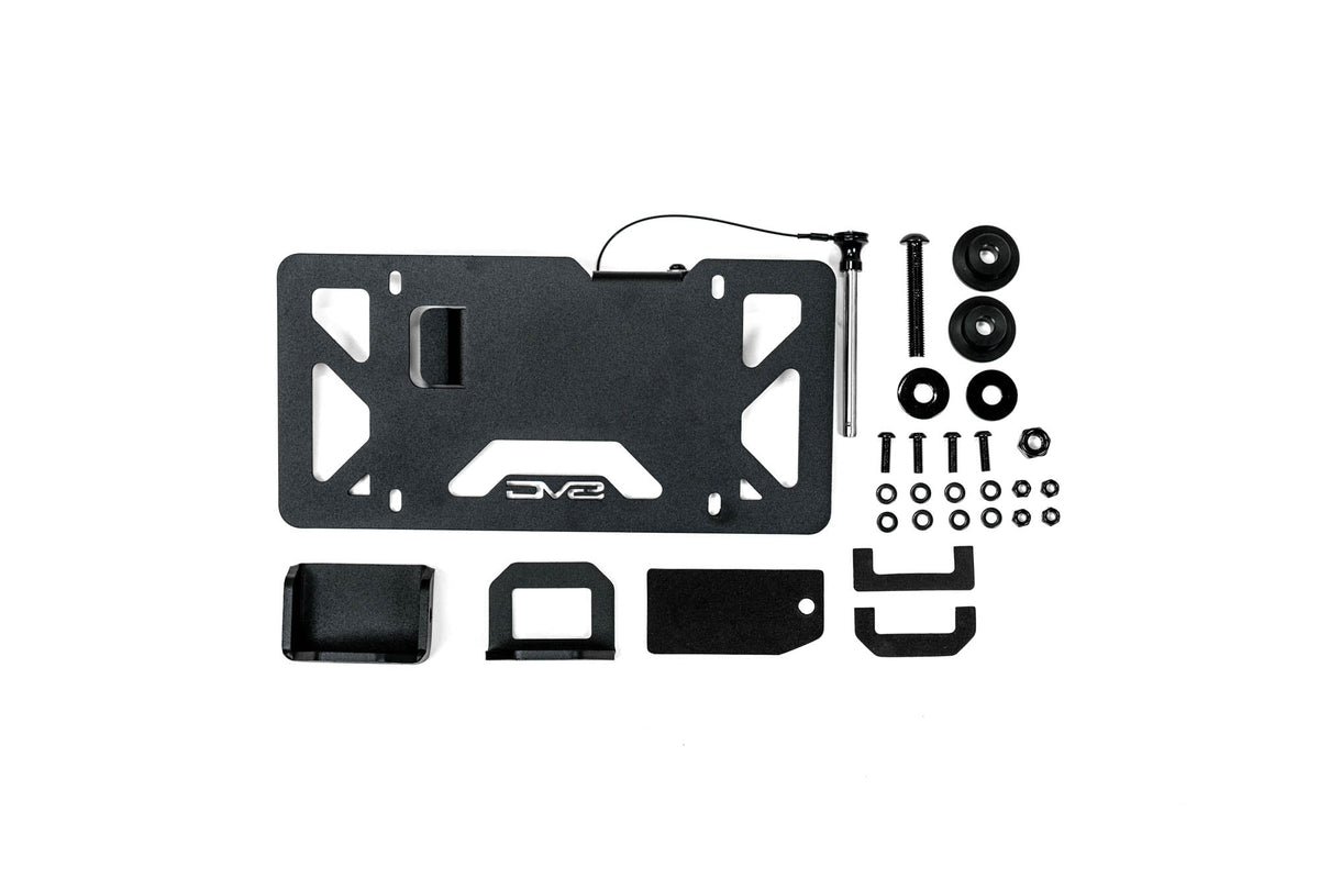 DV8 Offroad - Universal Quick Release D-Ring License Plate Mount - LPUN-01