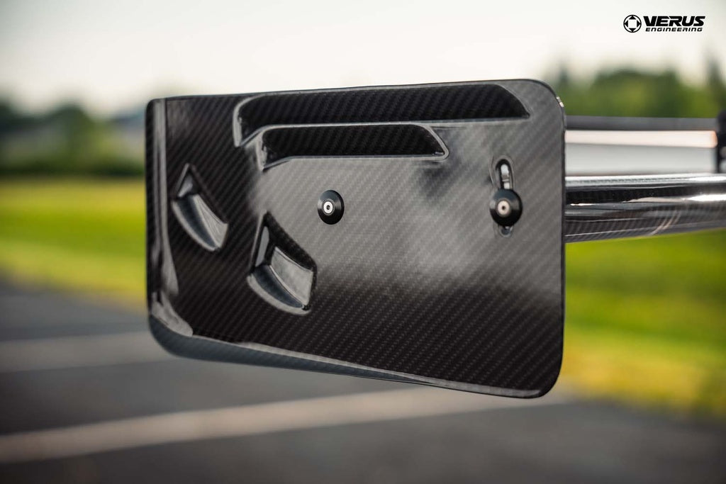 Verus - Swan Neck V1X Rear Wing Kit - Corvette Stingray (C8) - A0733A