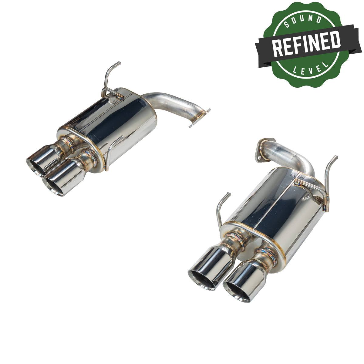 Remark 15-21 Subaru WRX/STI VA Axle Back Exhaust w/Stainless Steel Dual Wall Tip - RO-TSVA-DM