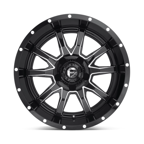 Fuel Off-Road D627 20X9 Gloss Black Milled 5x139.7/150 +1mm