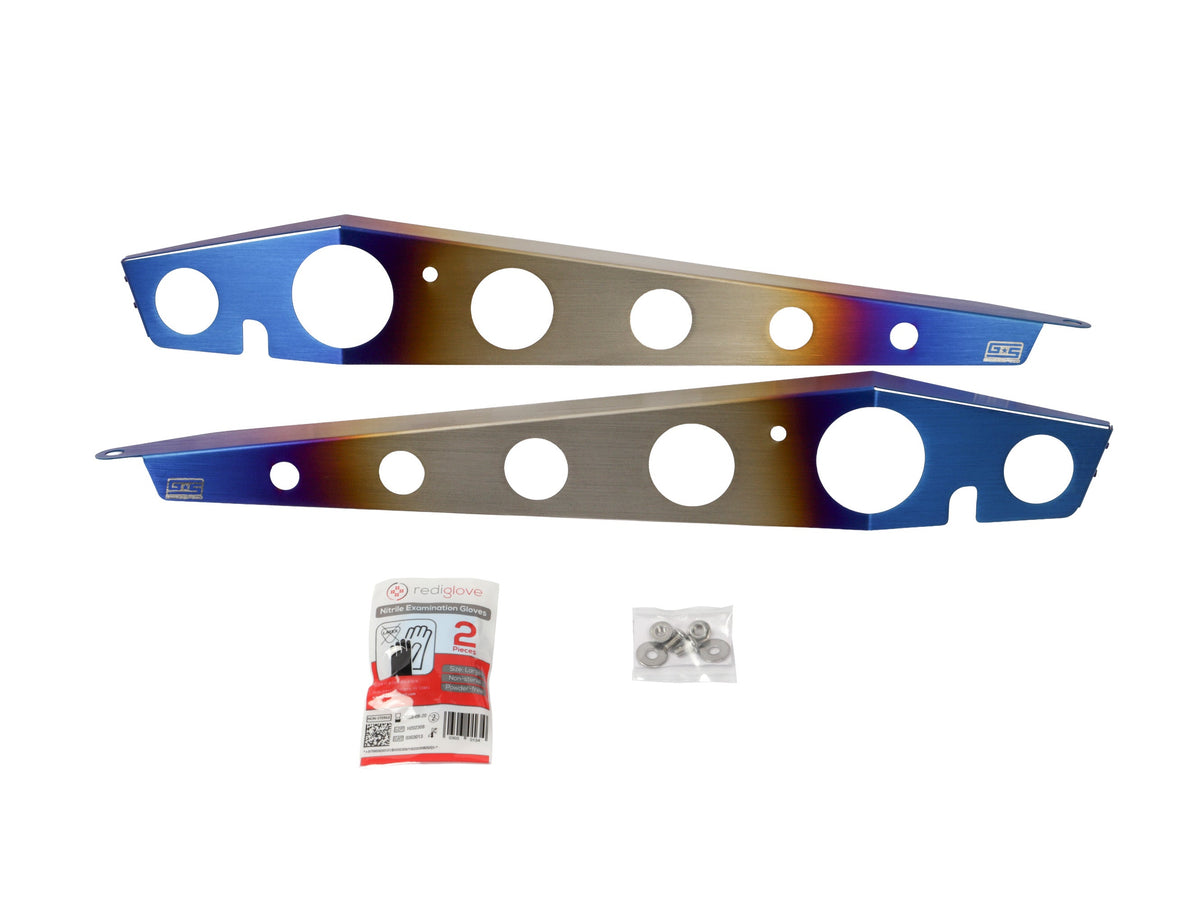 GrimmSpeed - Titanium Fender Shrouds 2015–2021 Subaru WRX/STI - GRM.1066.1.0
