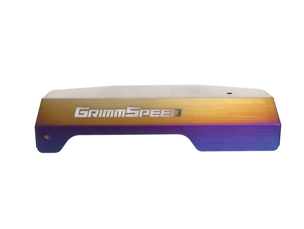 GrimmSpeed - Titanium Pulley Cover 2015–2021 Subaru WRX (FA20 Engine) - GRM.1064.1.0