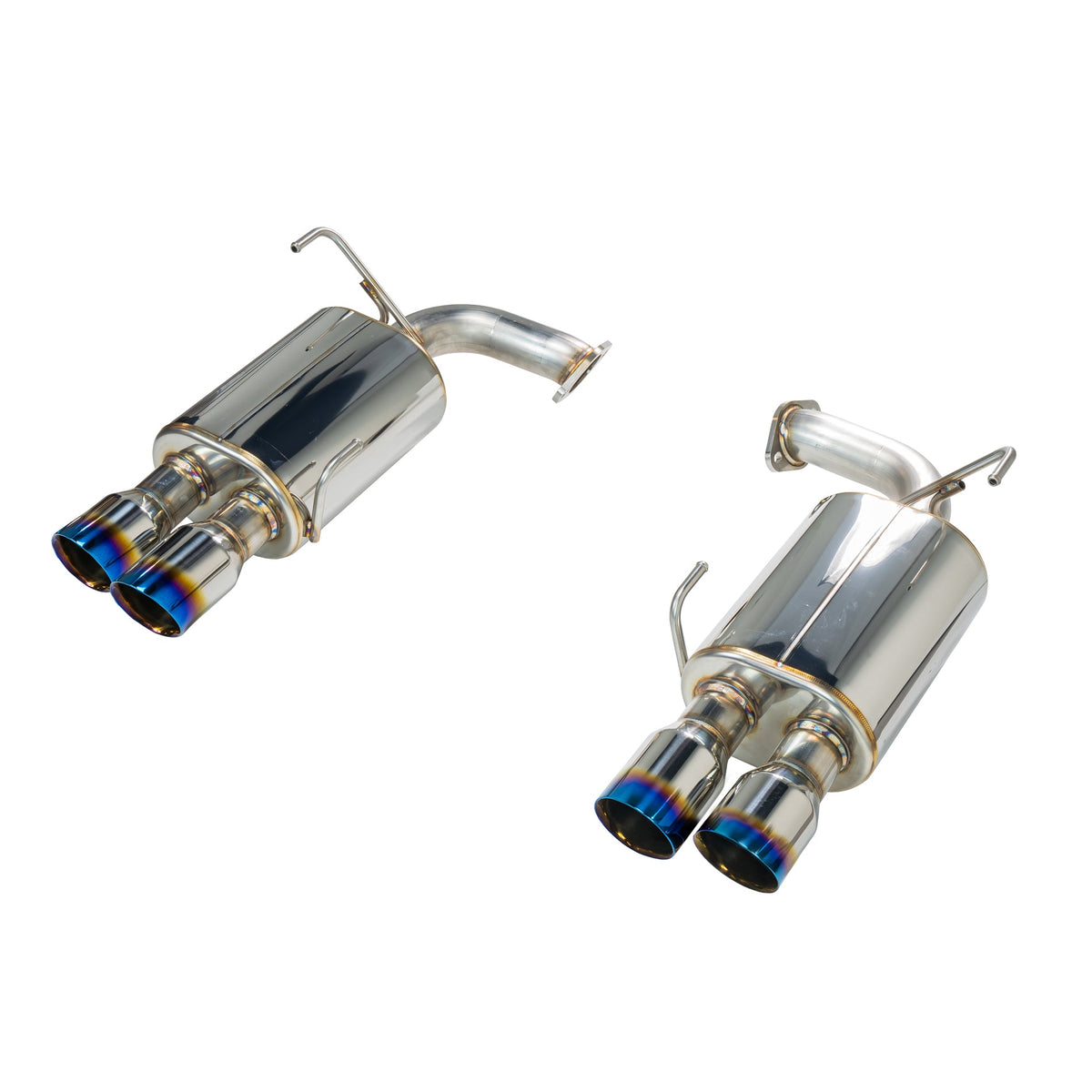 Remark 2022+ Subaru WRX VB Axle Back Exhaust w/Burnt Stainless Steel Dual Wall Tip - RO-TTVB-DM