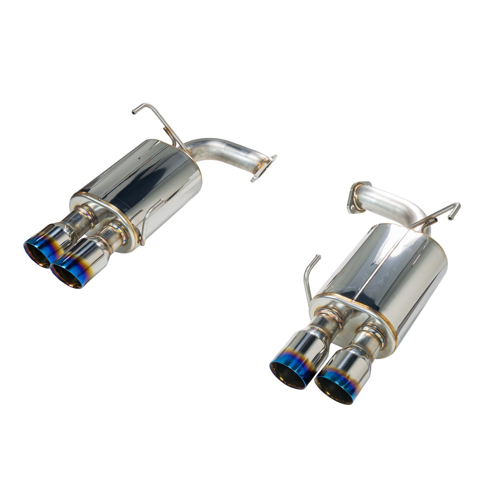 Remark 2022+ Subaru WRX VB Axle Back Exhaust w/Burnt Stainless Steel Dual Wall Tip - RO-TTVB-DM