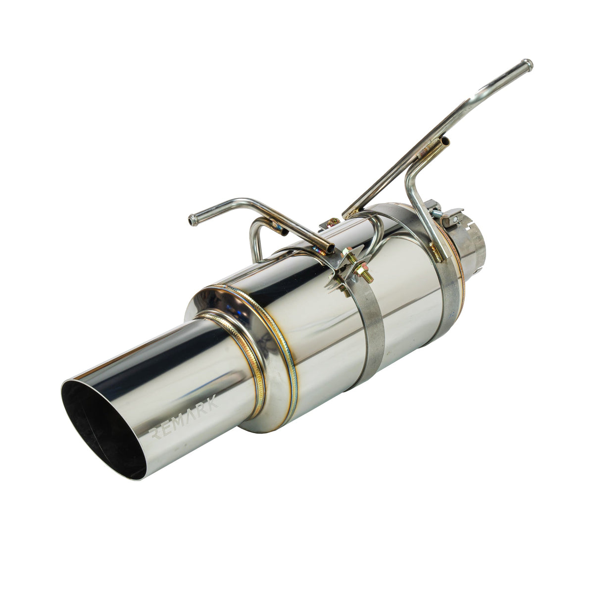 Remark 22+ Subaru WRX (VB) R1 Spec Single-Exit Stainless Catback Exhaust (Resonated) - RK-C1076S-03C