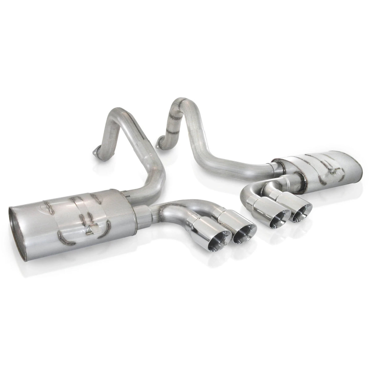 Stainless Works - 1997-2004 Corvette Catback - VC5CHAM