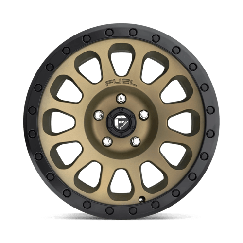 Fuel Off-Road D600 17X9 Matte Bronze Black Bead Ring 6x139.7 -12mm