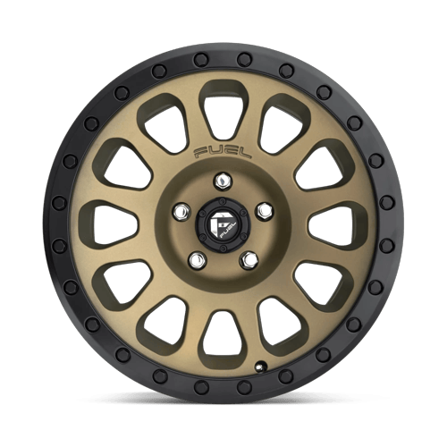 Fuel Off-Road D600 17X8.5 Matte Bronze Black Bead Ring 6x139.7 +7mm