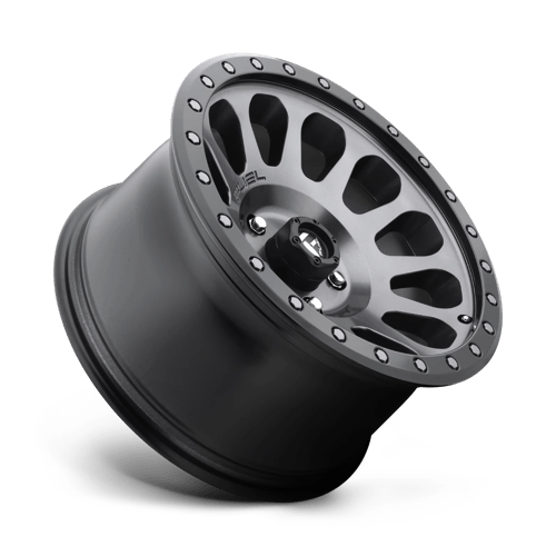 Fuel Off-Road D601 16X8 Matte Gunmetal Black Bead Ring 6x139.7 +1mm