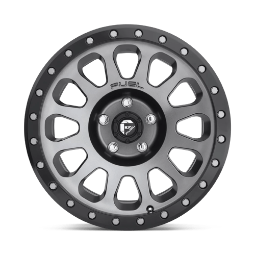 Fuel Off-Road D601 20X10 Matte Gunmetal Black Bead Ring 5x127 -18mm