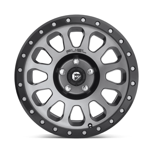 Fuel Off-Road D601 17X9 Matte Gunmetal Black Bead Ring 5x127 -12mm