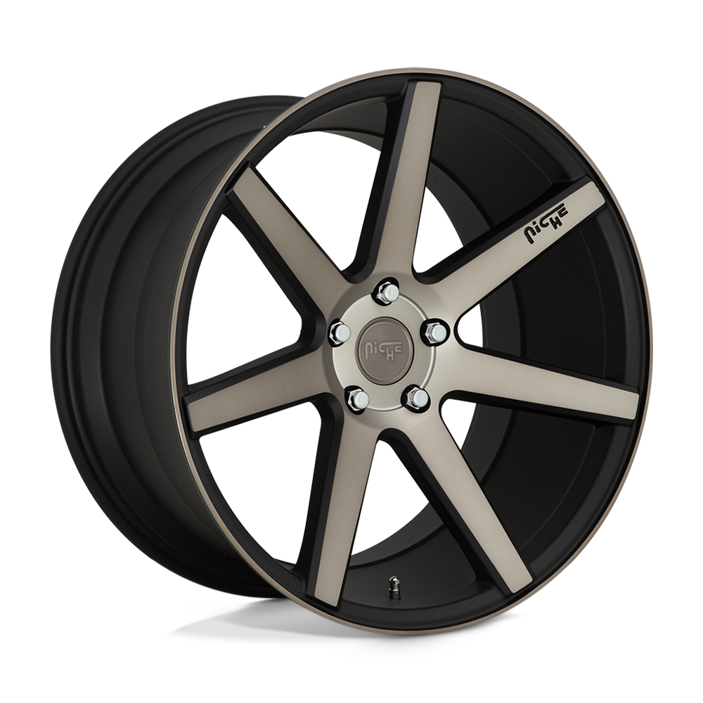 Niche 1PC M150 Verona 20X10 5X114.3 +40MM Matte Black Machined