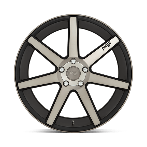 Niche 1PC M150 Verona 19X9.5 5X114.3 +35MM Matte Black Machined