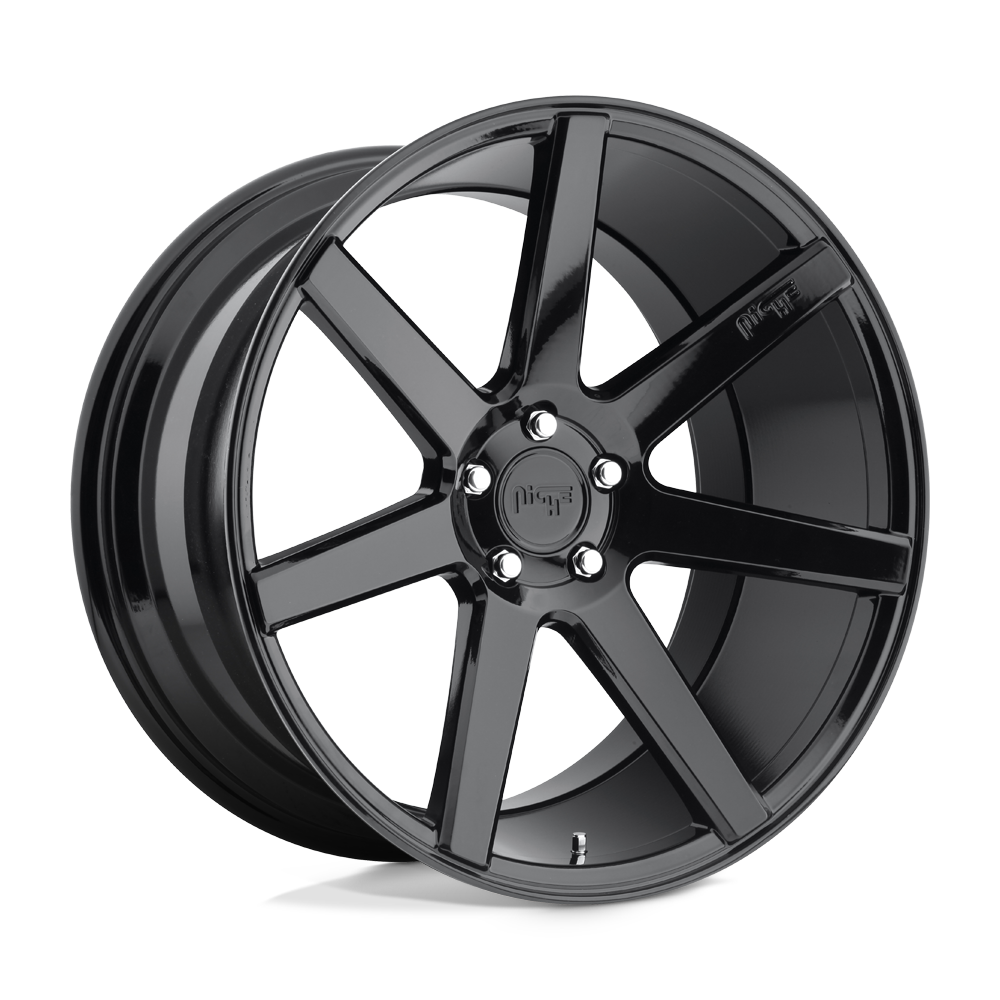 Niche 1PC M168 Verona 20X9 5X115 +18MM Gloss Black