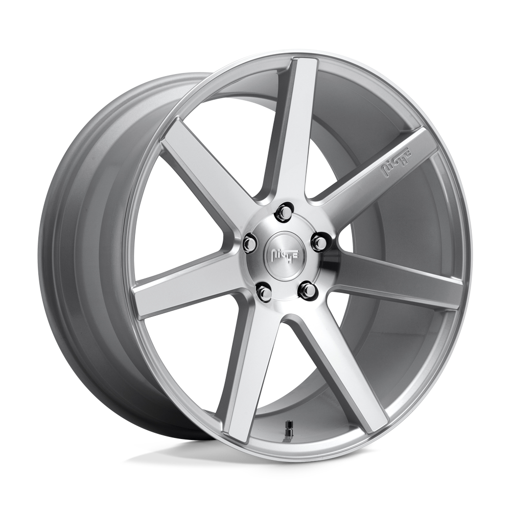 Niche 1PC M179 Verona 20X9 5X114.3 +35MM Gloss Silver Machined