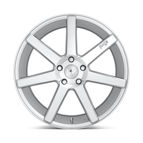 Niche 1PC M179 Verona 20X9 5X120 +35MM Gloss Silver Machined