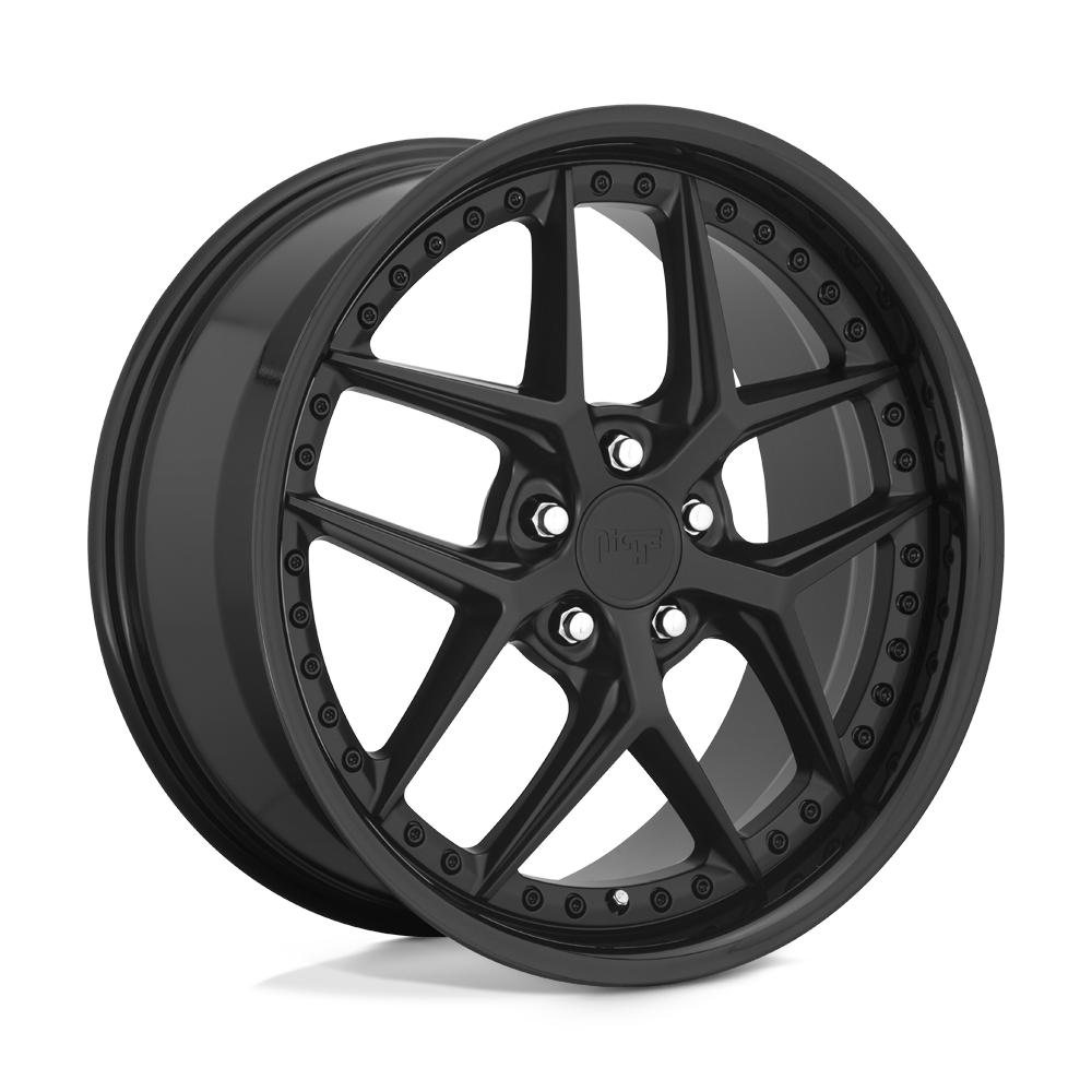 Niche 1PC M226 Vice 19X8.5 5X114.3 +35MM Gloss Black Matte Black