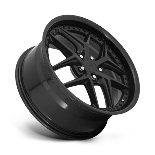 Niche 1PC M226 Vice 19X9.5 5X112 +48MM Gloss Black Matte Black