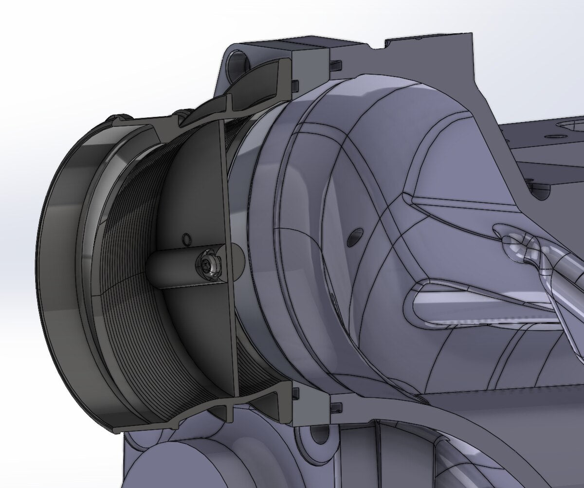 VMP Stock GT350 87 mm Throttle Body Adapter Plate to Predator Supercharger - VMP-INA048