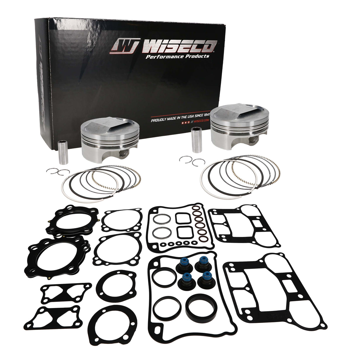 Wiseco 04-10 Buell XB12R/S 2V Domed 121 Piston Kit - VT1738