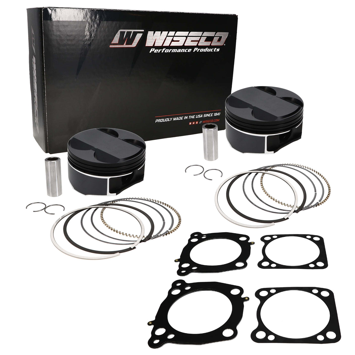Wiseco HD Milwaukee 8 114cid 11.01 CR (X) Piston Kit - VT2785