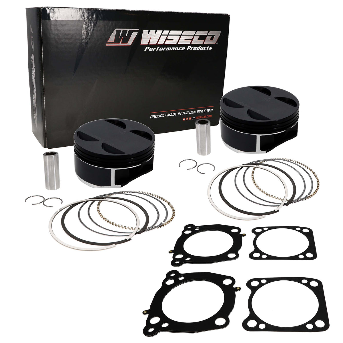 Wiseco HD Milwaukee 8 CVO 117cid 11.01 CR (X) Piston Kit - VT2800