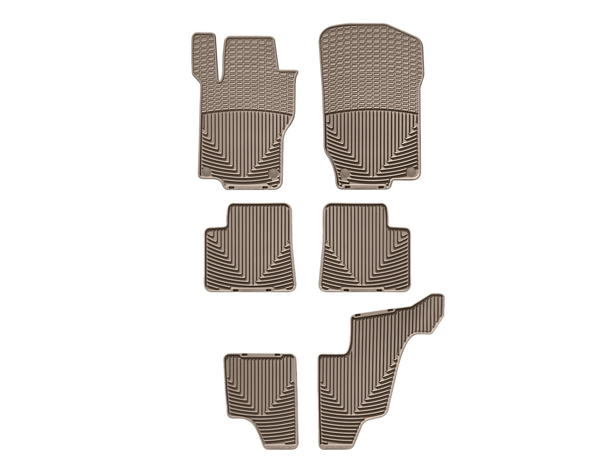 Weathertech - All Weather Floor Mats - Tan Front Rear and Third Row 07-12 Mercedes Benz GL - W102TN110TN115T
