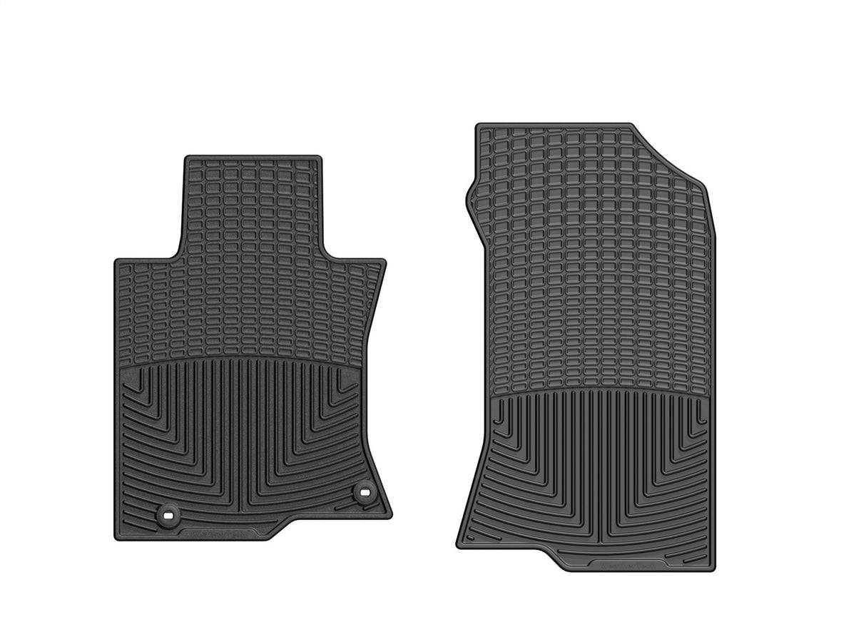 Weathertech - All Weather Floor Mats - Black Front 10-11 Honda Accord-Crosstour / 12-15 Honda Crosstour - W195