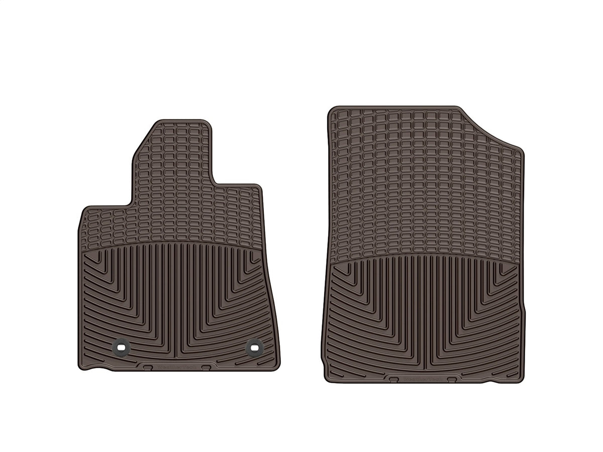 Weathertech - All Weather Floor Mats - Cocoa Front 12-22 Toyota Sequoia / 12-21 Toyota Tundra - W265CO
