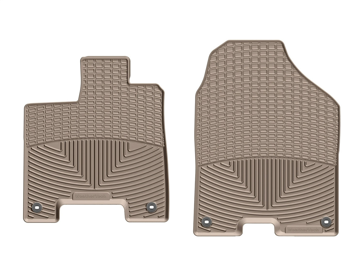Weathertech - All Weather Floor Mats Tan Front & Rear Set 19-25 Honda Passport / 16-22 Honda Pilot - W363TN-W364TN