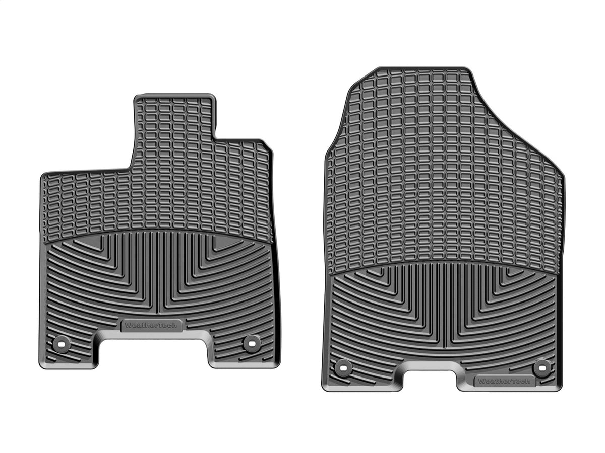 Weathertech - All Weather Floor Mats - Black Front 19-25 Honda Passport / 16-22 Honda Pilot - W363