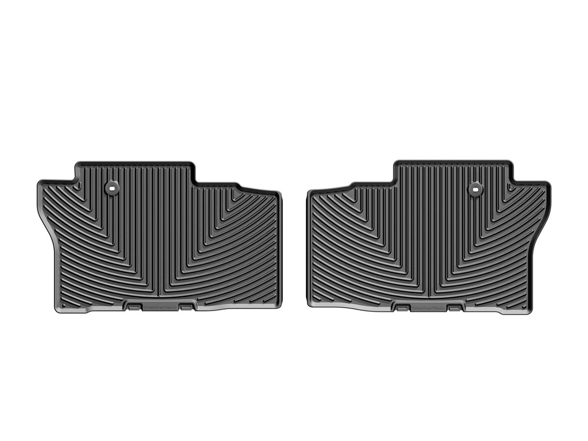 Weathertech - All Weather Floor Mats - Black Rear 19-25 Honda Passport / 16-22 Honda Pilot - W364