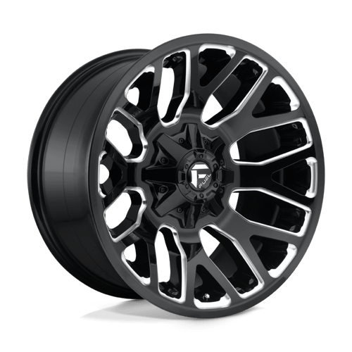 Fuel Off-Road Aluminum Wheels 20X10 Warrior D623 Gloss Black Milled