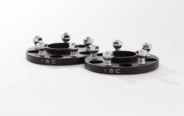 ISC Suspension 5x114.3 Hub Centric Wheel Spacers 20mm Black (Pair) - WS5X11420B