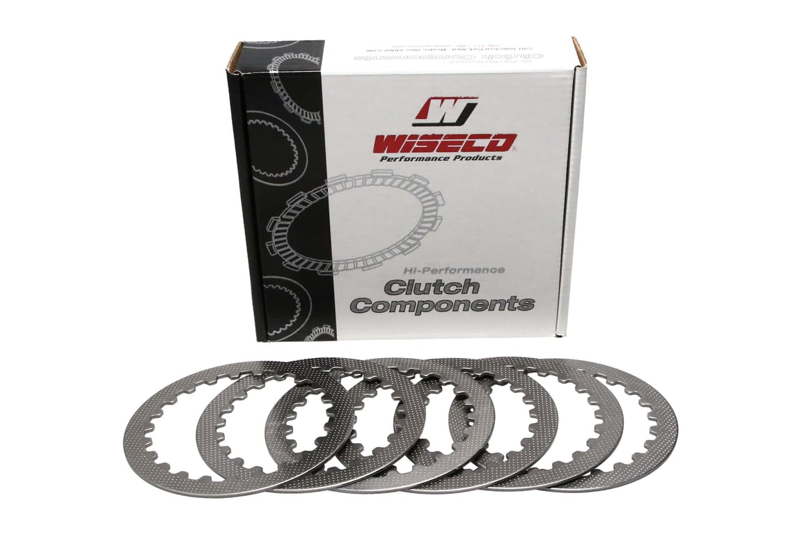 Wiseco Clutch Plate Kit - 6 Steel Clutch Basket - WPPS016