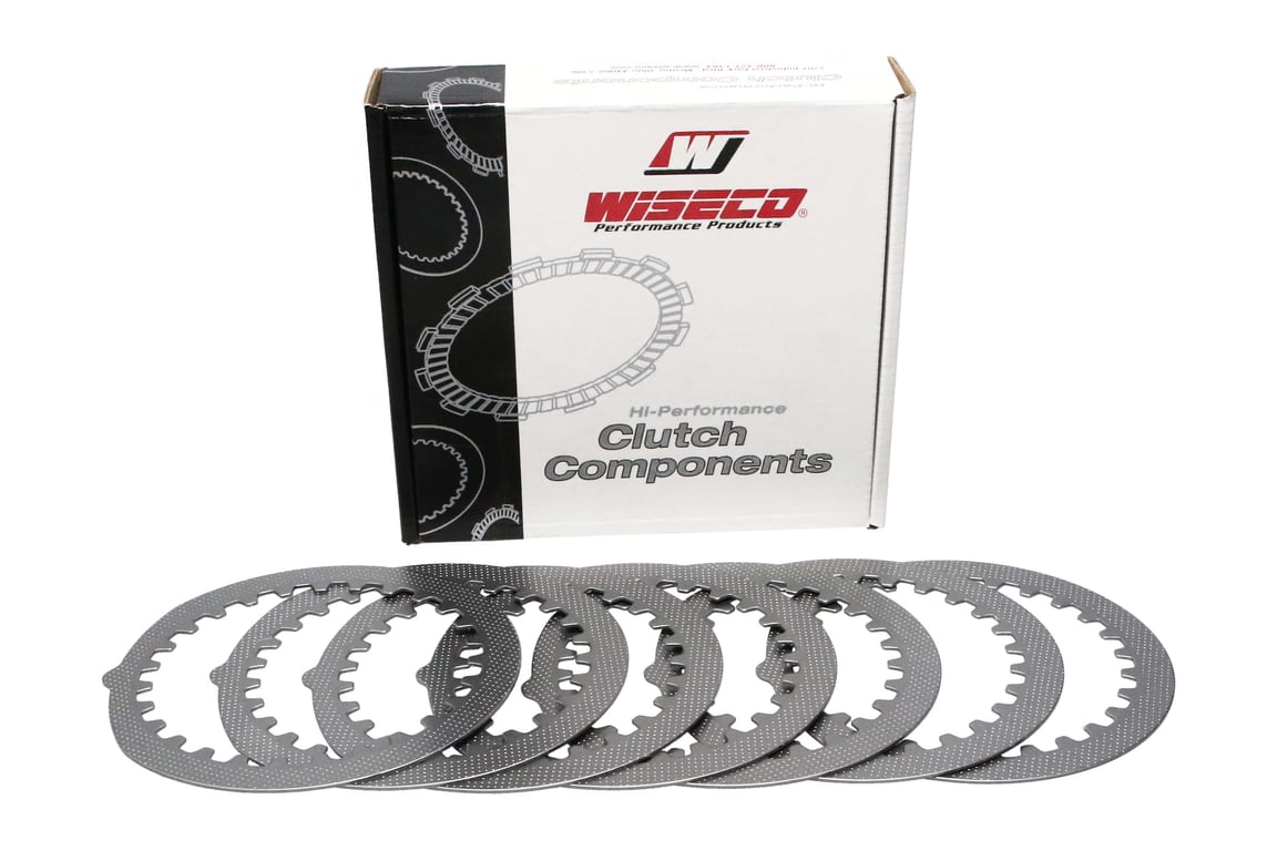 Wiseco Clutch Plate Kit - 7 Steel Clutch Basket - WPPS020