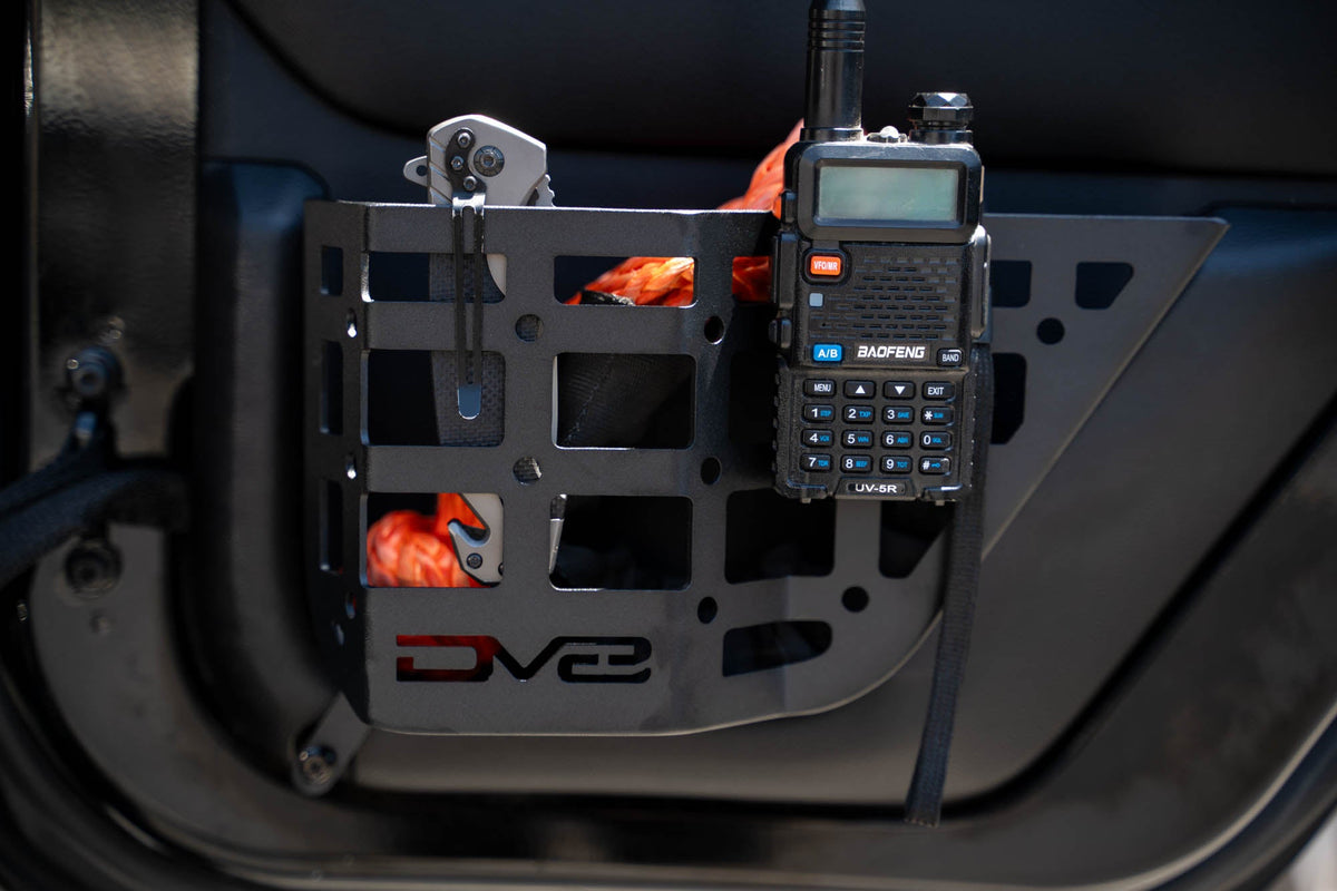 DV8 Offroad - 2011-2018 Jeep Wrangler JK | Rear Door Pocket Molle Panels - MPJK-06