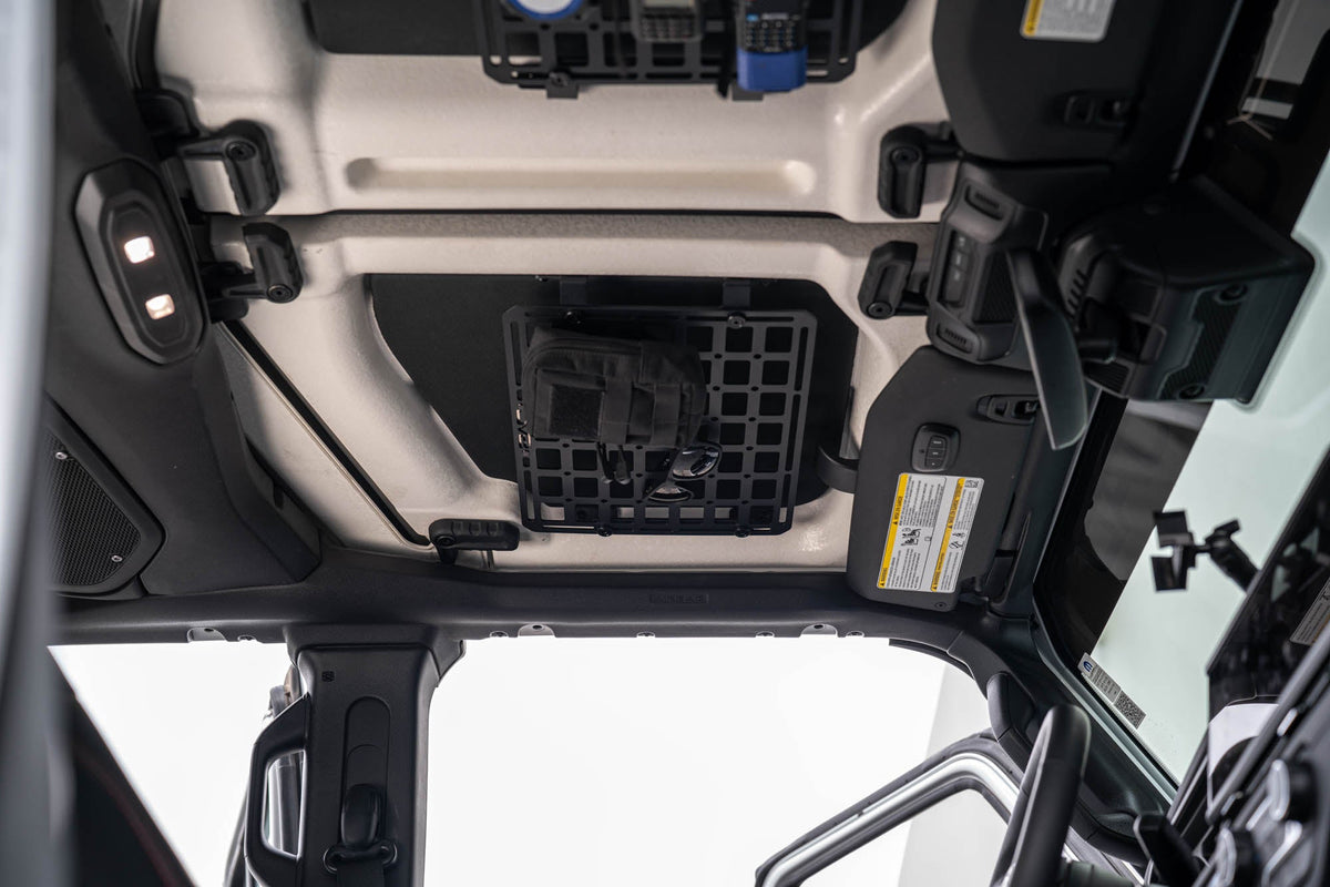 DV8 Offroad - 2018-2026 Jeep Wrangler JL Roof Mount for 15” x 12” Molle Panel - MPJL-11