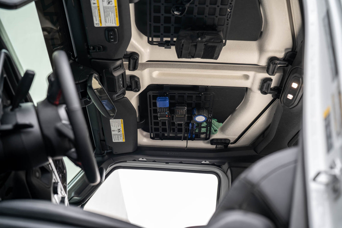 DV8 Offroad - 2018-2026 Jeep Wrangler JL Roof Mount for 15” x 12” Molle Panel - MPJL-11