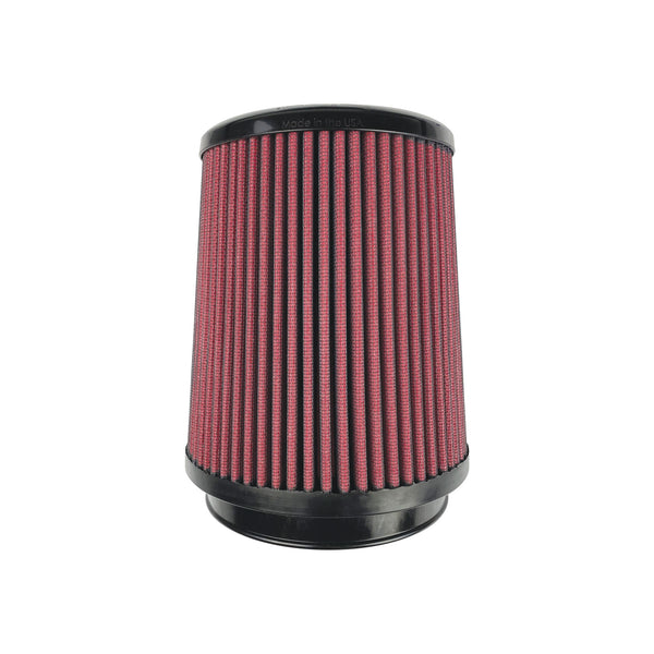 Injen 8-Layer Oiled Cotton Gauze Air Filter 5.0in ID/ 6.5in Base / 6.9in Height / 5.35in Top - X-1051-BR