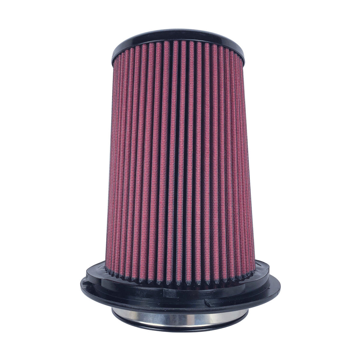 Injen 8-Layer Oiled Cotton Gauze Air Filter 5in Flange ID 8in Base/ 7.9in Height/ 5.3in Inertia Top - X-1116-BR